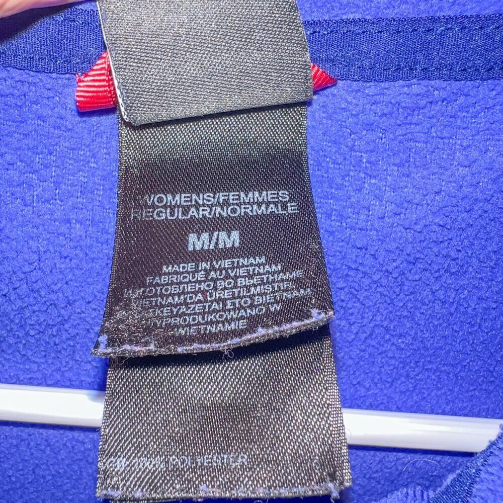 The North Face Women's Cobalt Blue 1/4 Zip Jacket Size M - Picture 3 of 5